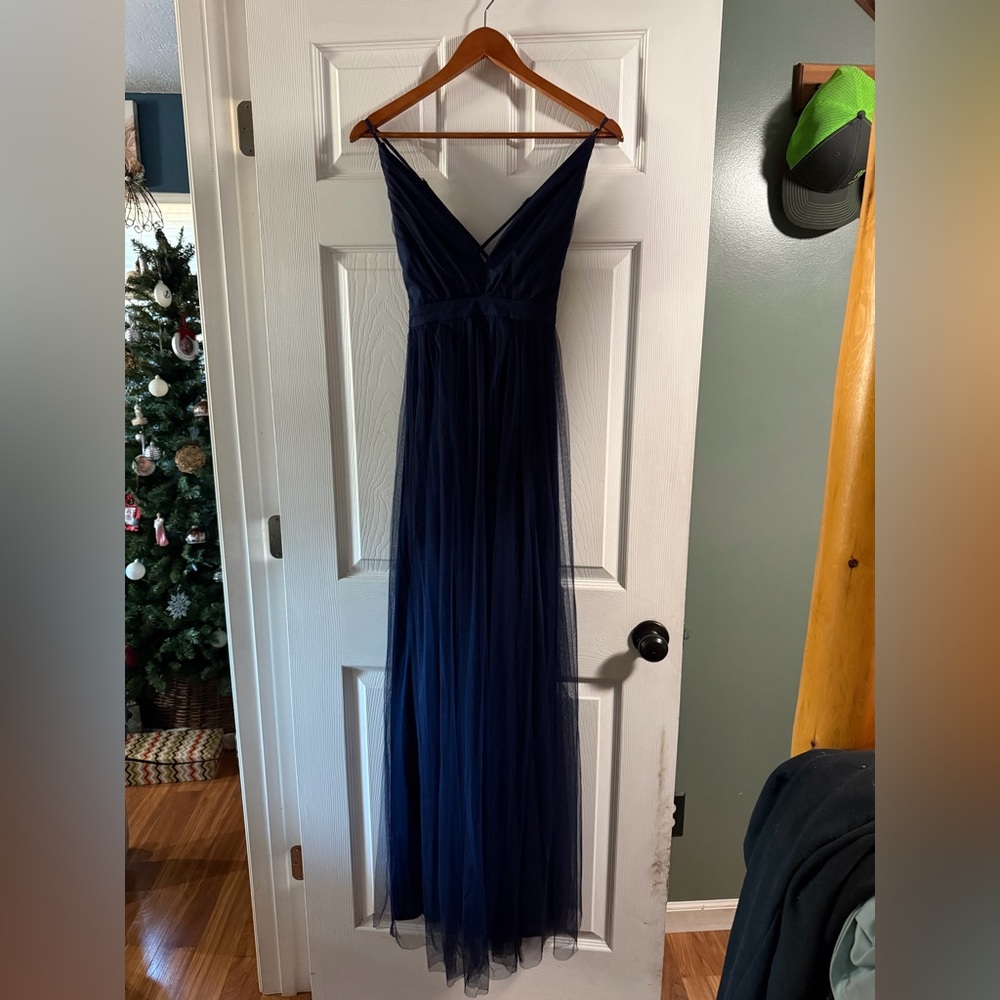 Lulu's Deep Blue Maxi Dress